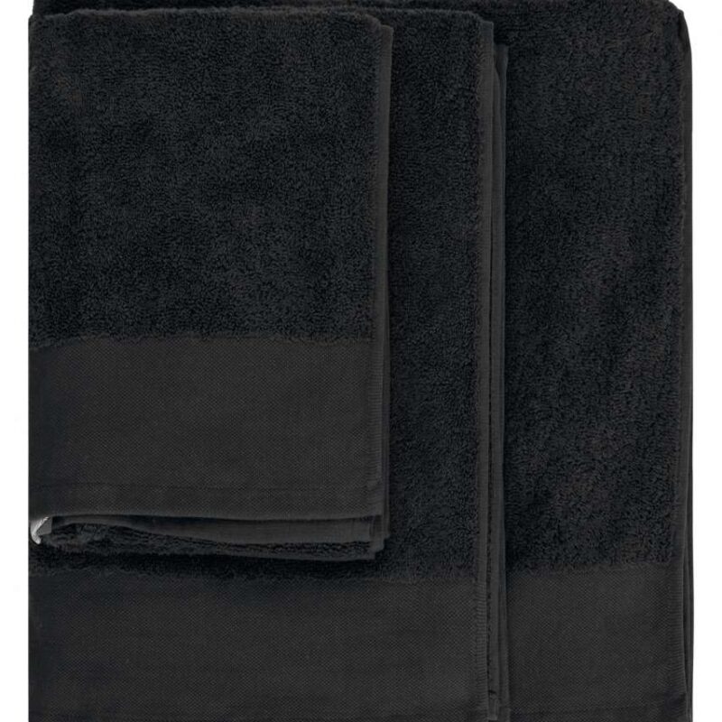 ka101-black-a1 Kariban ORGANIC BATH TOWEL - Μαύρο