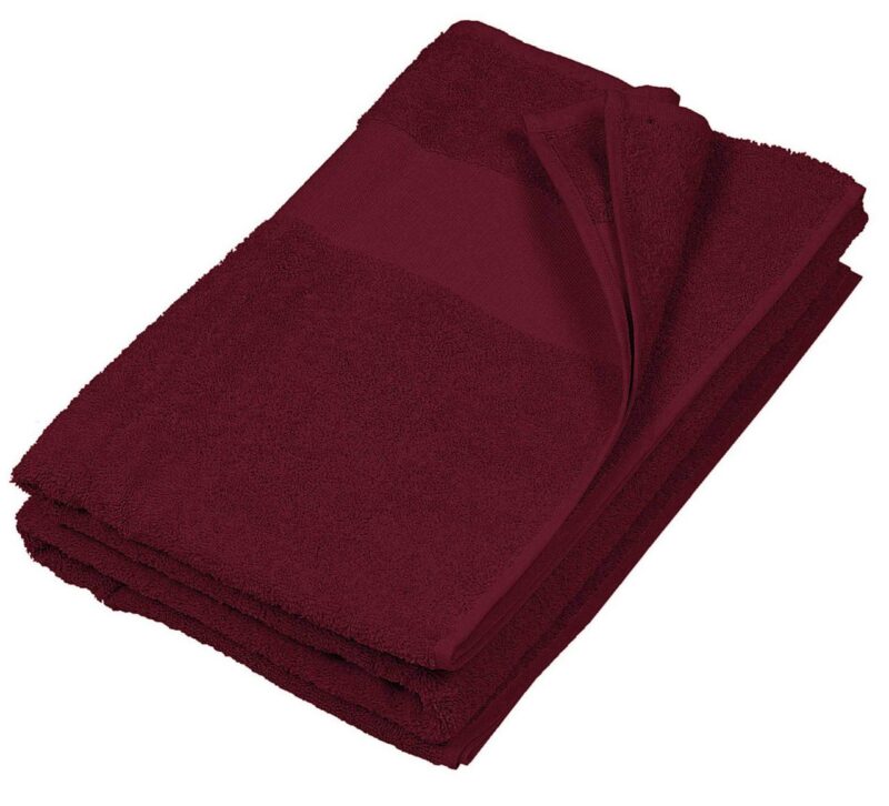 Kariban BEACH TOWEL - μπορντό
