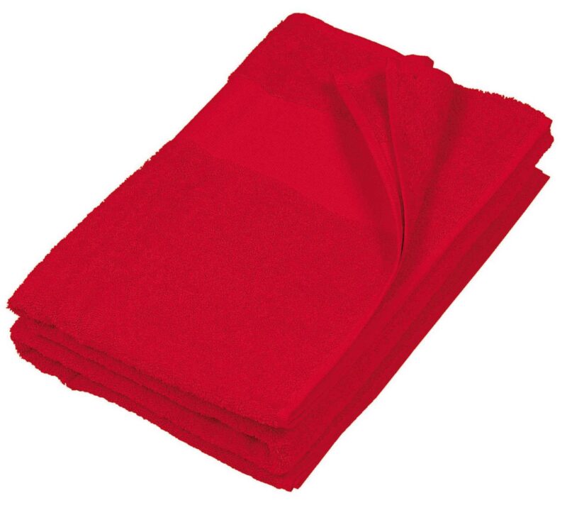 Kariban BATH TOWEL - Κόκκινο
