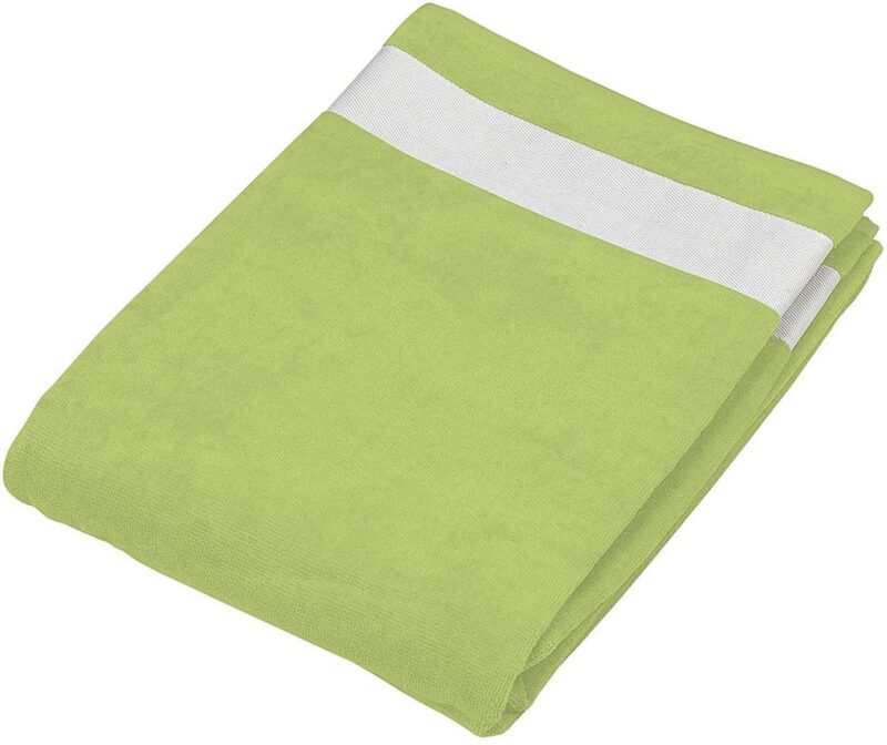 Kariban BEACH TOWEL - Λαχανί/Λευκό