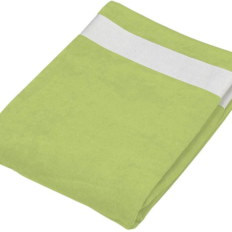 ka118-lime_white-a1 Kariban BEACH TOWEL - Λαχανί/Λευκό