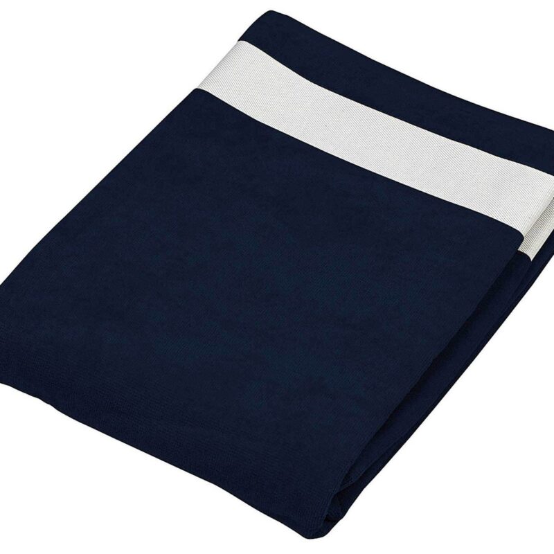 ka118-navy_white-a1 Kariban BEACH TOWEL - Μπλε μαριν/Λευκό