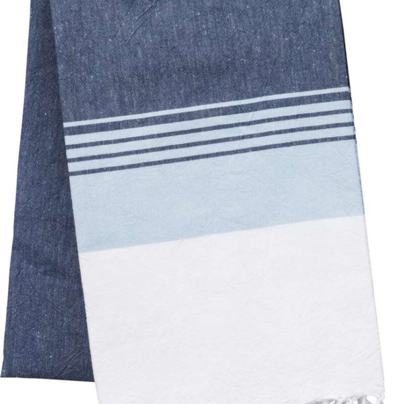 ka134-striped_denimsky_blue-a1 Kariban STRIPED FOUTA - Striped Denim/Sky Blue