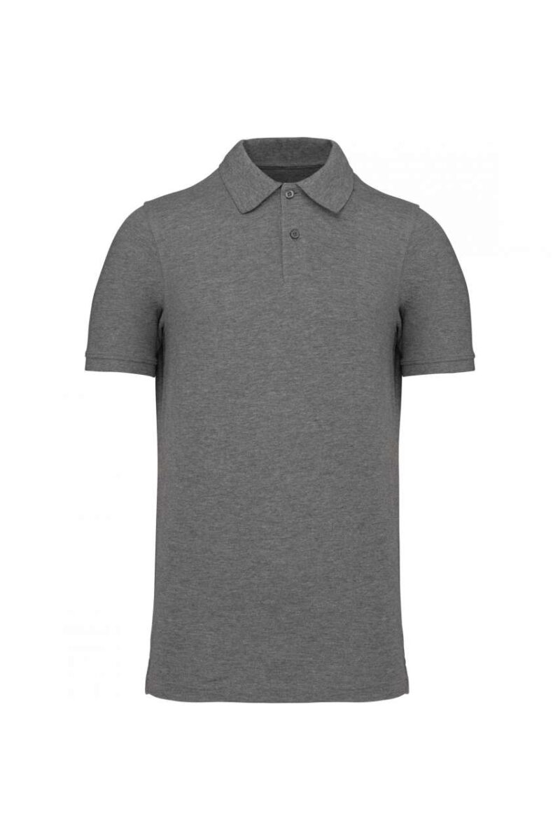 ka2025-grey_heather-a1 Kariban ORGANIC'S POLO 180 πικέ SHIRT MEN - Γκρι Μελανζέ