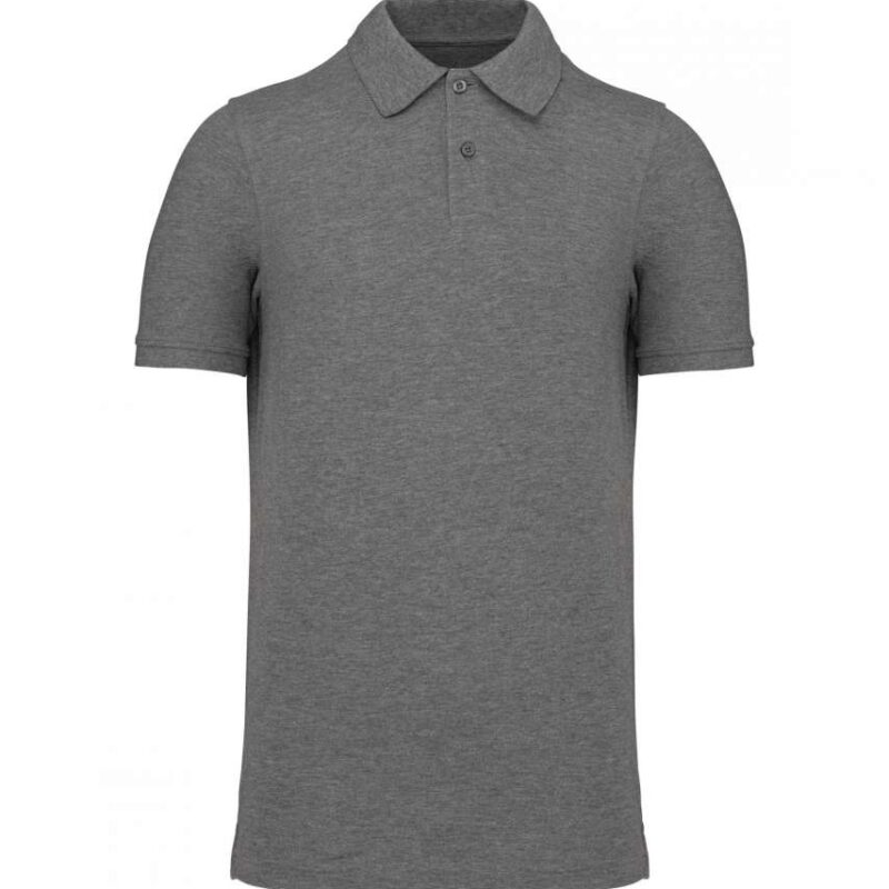 ka2025-grey_heather-a1 Kariban ORGANIC'S POLO 180 πικέ SHIRT MEN - Γκρι Μελανζέ