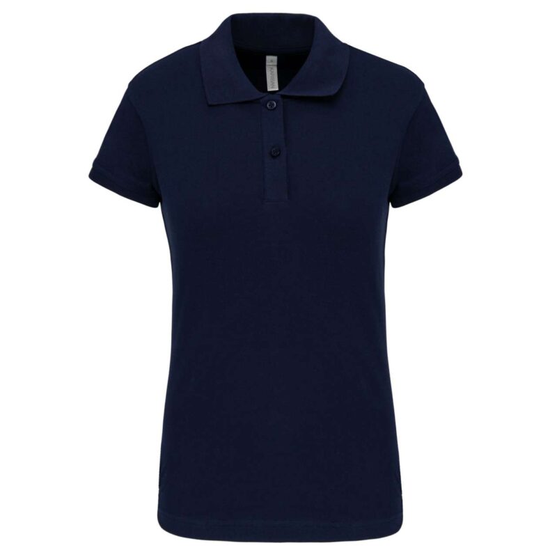 ka240-navy-a2 Kariban BROOKE - LADIES' SHORT-SLEEVED BROOKE LADIES SHIRT POLO - Μπλε μαρίν