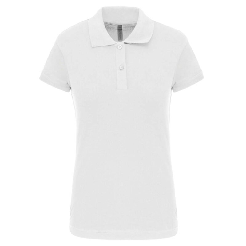 ka240-white-a2 Kariban BROOKE - LADIES' SHORT-SLEEVED BROOKE LADIES SHIRT POLO - Λευκό
