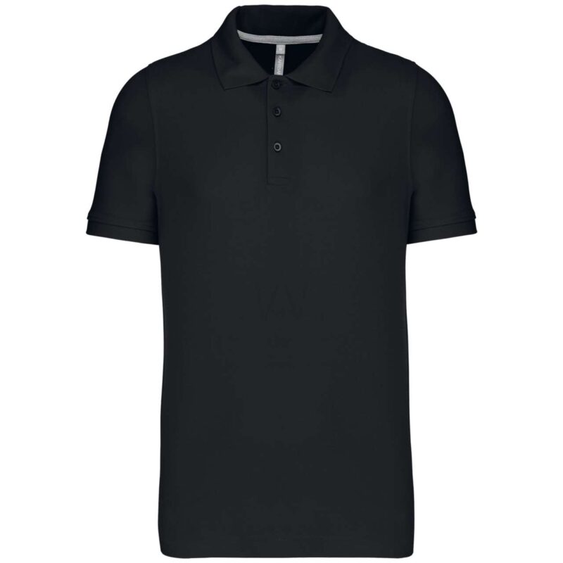 ka241-black-a1 Kariban MEN'S SHORT SLEEVE PIQUÉ POLO SHIRT - Μαύρο