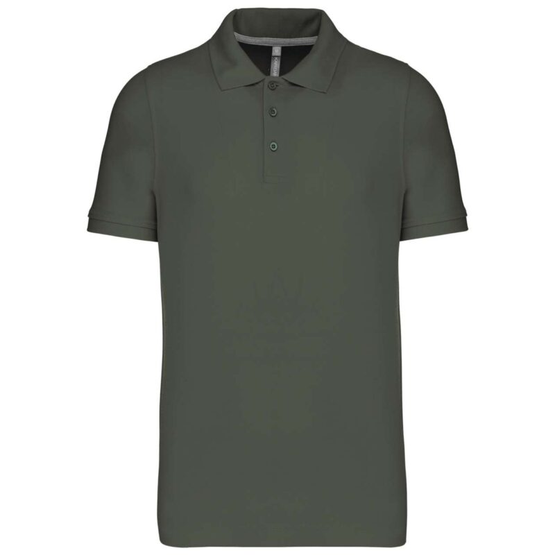 ka241-dark_khaki-a1 Kariban MEN'S SHORT SLEEVE PIQUÉ POLO SHIRT - Σκούρο Χακί