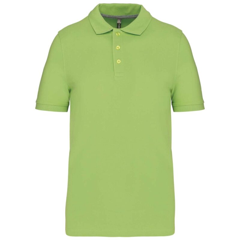 ka241-lime-a3 Kariban MEN'S SHORT SLEEVE PIQUÉ POLO SHIRT - Λαχανί