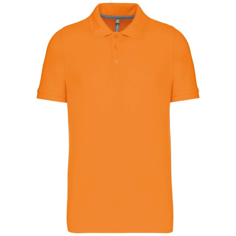 ka241-orange-a3 Kariban MEN'S SHORT SLEEVE PIQUÉ POLO SHIRT - πορτοκαλί
