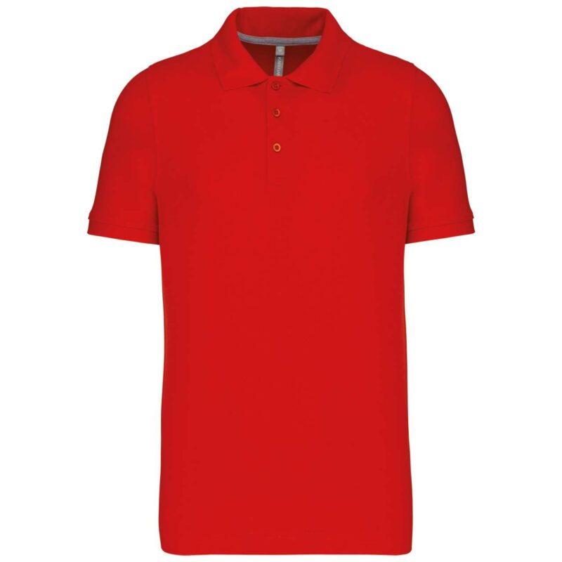 Kariban MEN'S SHORT SLEEVE PIQUÉ POLO SHIRT - Κόκκινο