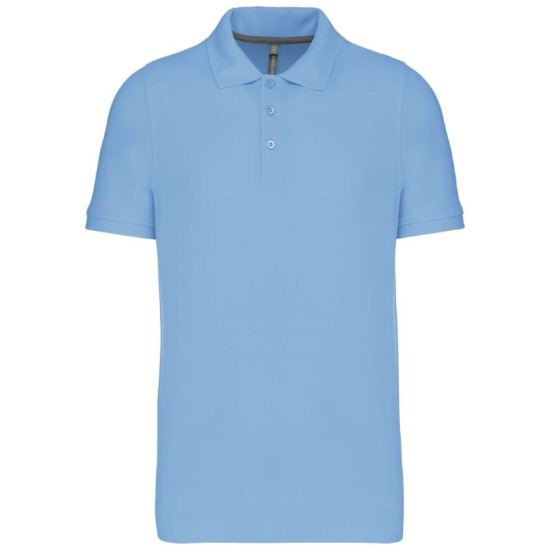 ka241-sky_blue-a3 Kariban MEN'S SHORT SLEEVE PIQUÉ POLO SHIRT - Γαλάζιο