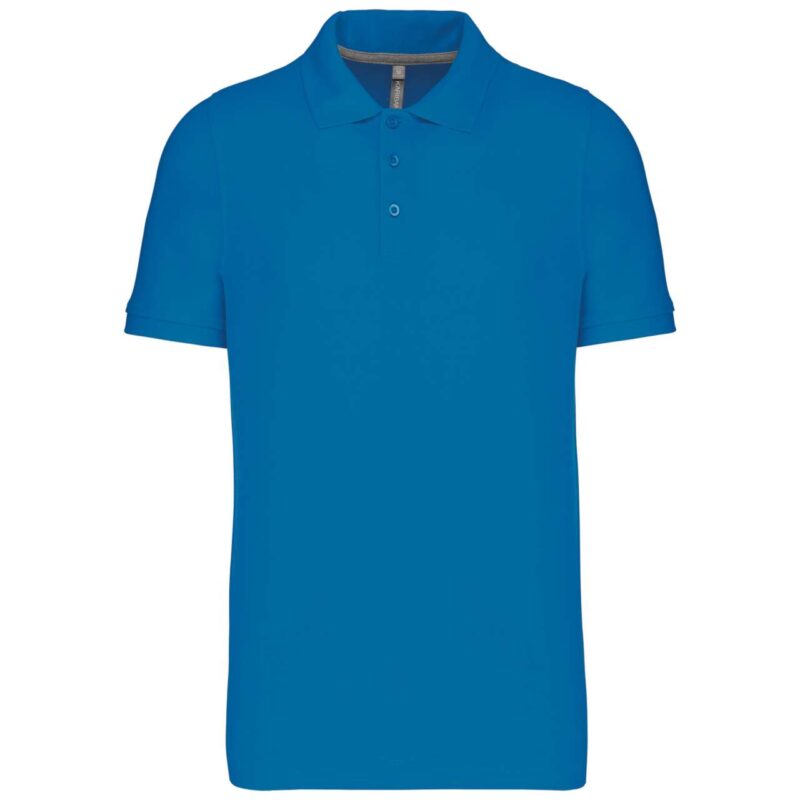 ka241-tropical_blue-a3 Kariban MEN'S SHORT SLEEVE PIQUÉ POLO SHIRT - Τροπικό Μπλε