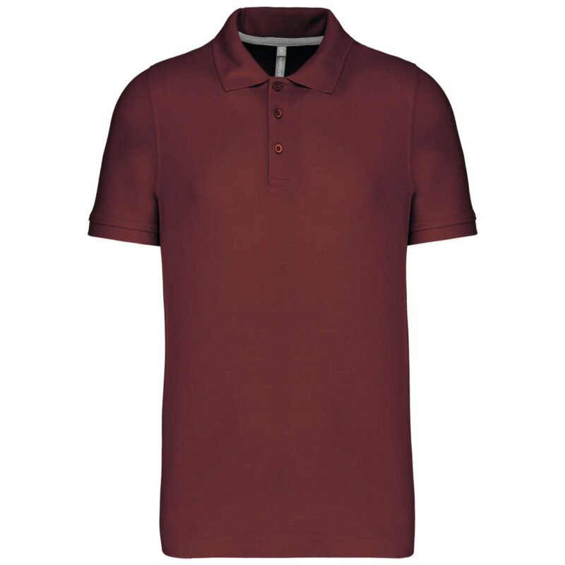 Kariban MEN'S SHORT SLEEVE PIQUÉ POLO SHIRT - Κρασί