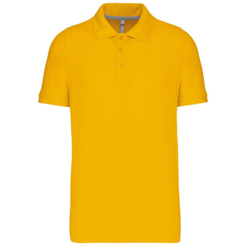 ka241-yellow-a3 Kariban MEN'S SHORT SLEEVE PIQUÉ POLO SHIRT - Κίτρινο