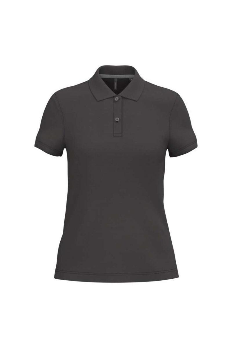 Kariban LADIES' SHORT-SLEEVED POLO SHIRT - Σκούρο Γκρι