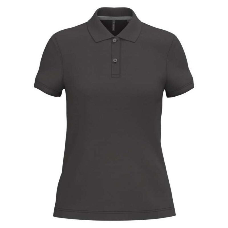 ka242-dark_grey-a1 Kariban LADIES' SHORT-SLEEVED POLO SHIRT - Σκούρο Γκρι