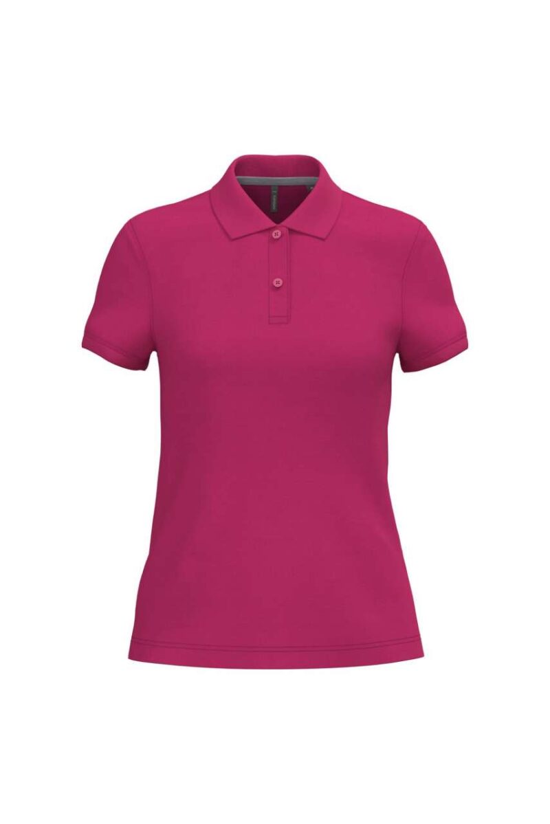 ka242-fuchsia-a1 Kariban LADIES' SHORT-SLEEVED POLO SHIRT - Φούξια