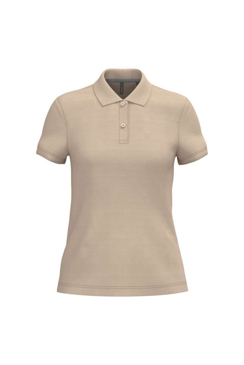 ka242-light_sand-a1 Kariban LADIES' SHORT-SLEEVED POLO SHIRT - Ανοιχτό άμμου