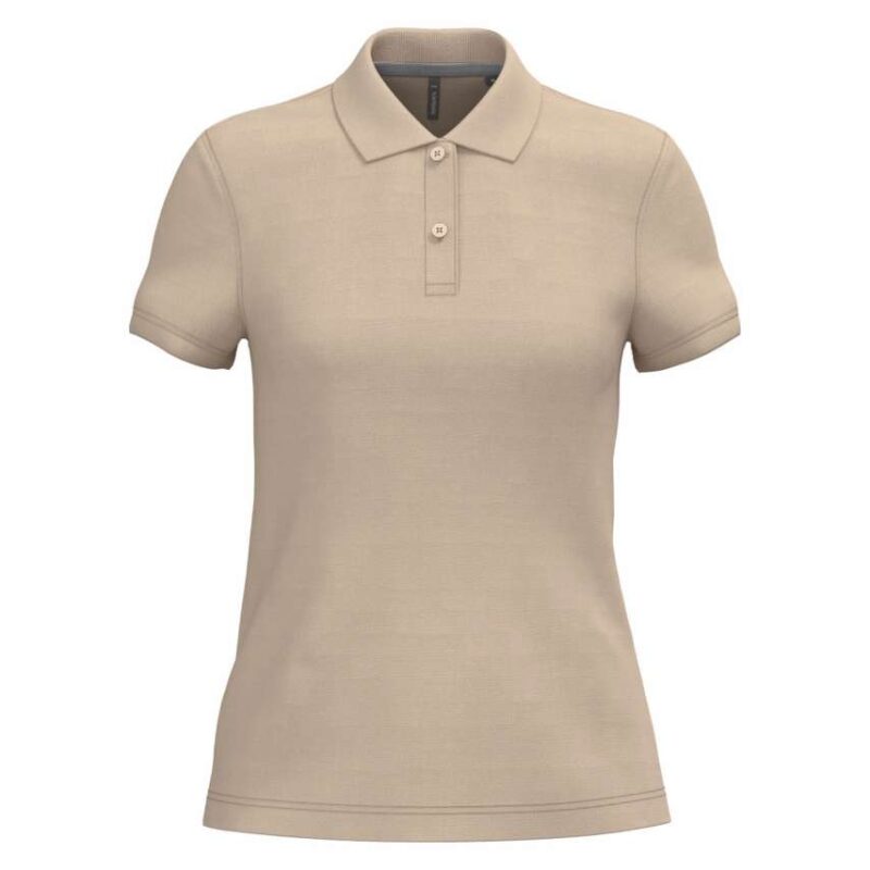 Kariban LADIES' SHORT-SLEEVED POLO SHIRT - Ανοιχτό άμμου