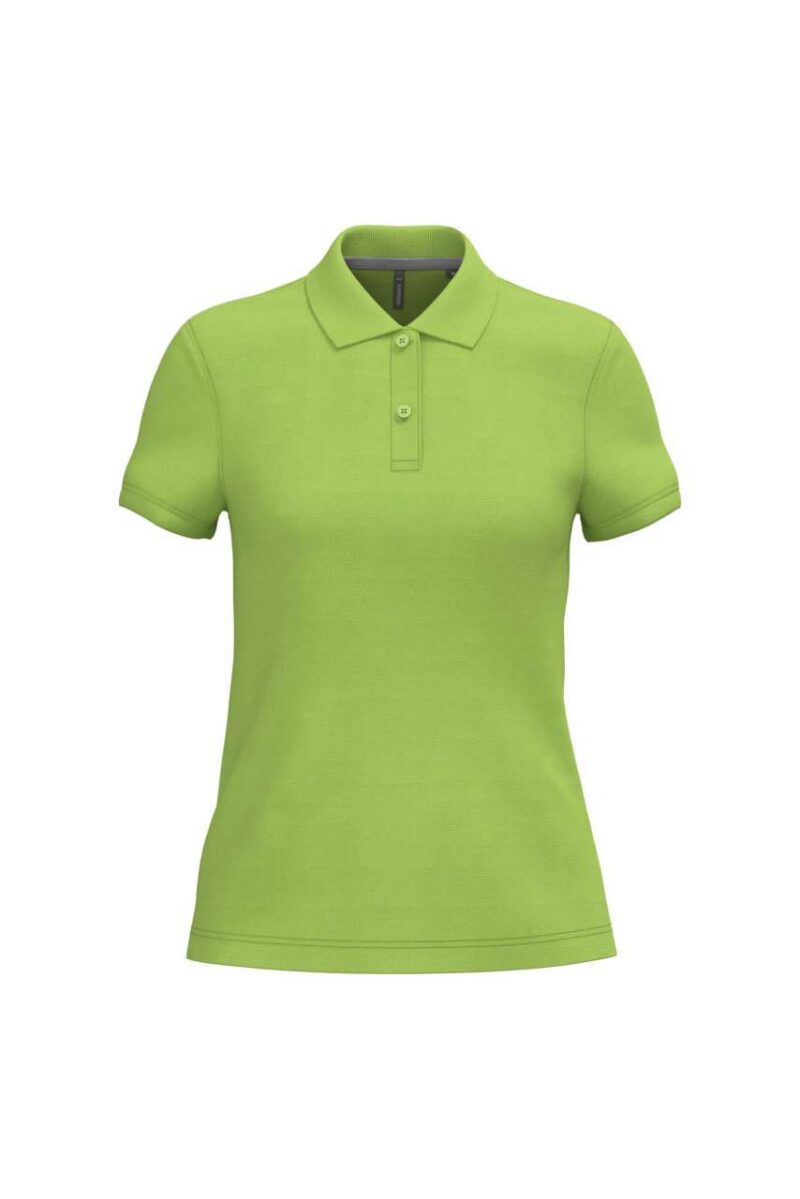 ka242-lime-a1 Kariban LADIES' SHORT-SLEEVED POLO SHIRT - Λαχανί