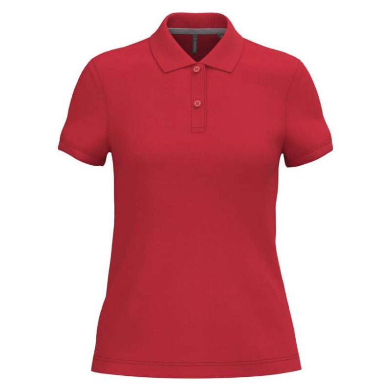 Kariban LADIES' SHORT-SLEEVED POLO SHIRT - Κόκκινο