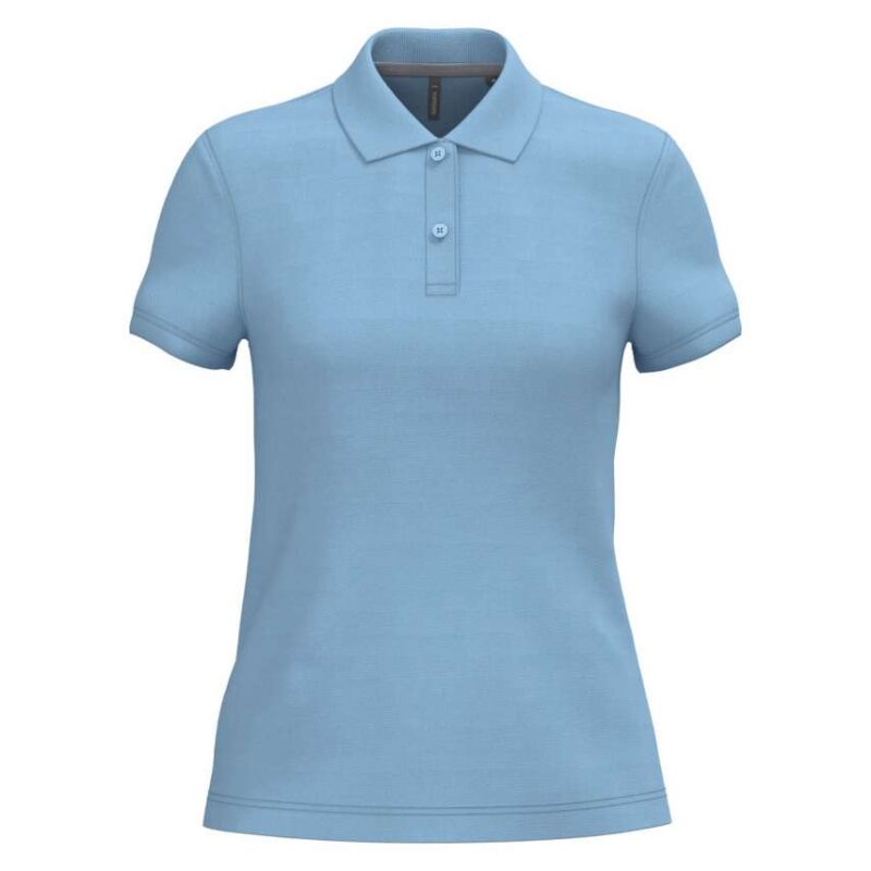 ka242-sky_blue-a1 Kariban LADIES' SHORT-SLEEVED POLO SHIRT - Γαλάζιο