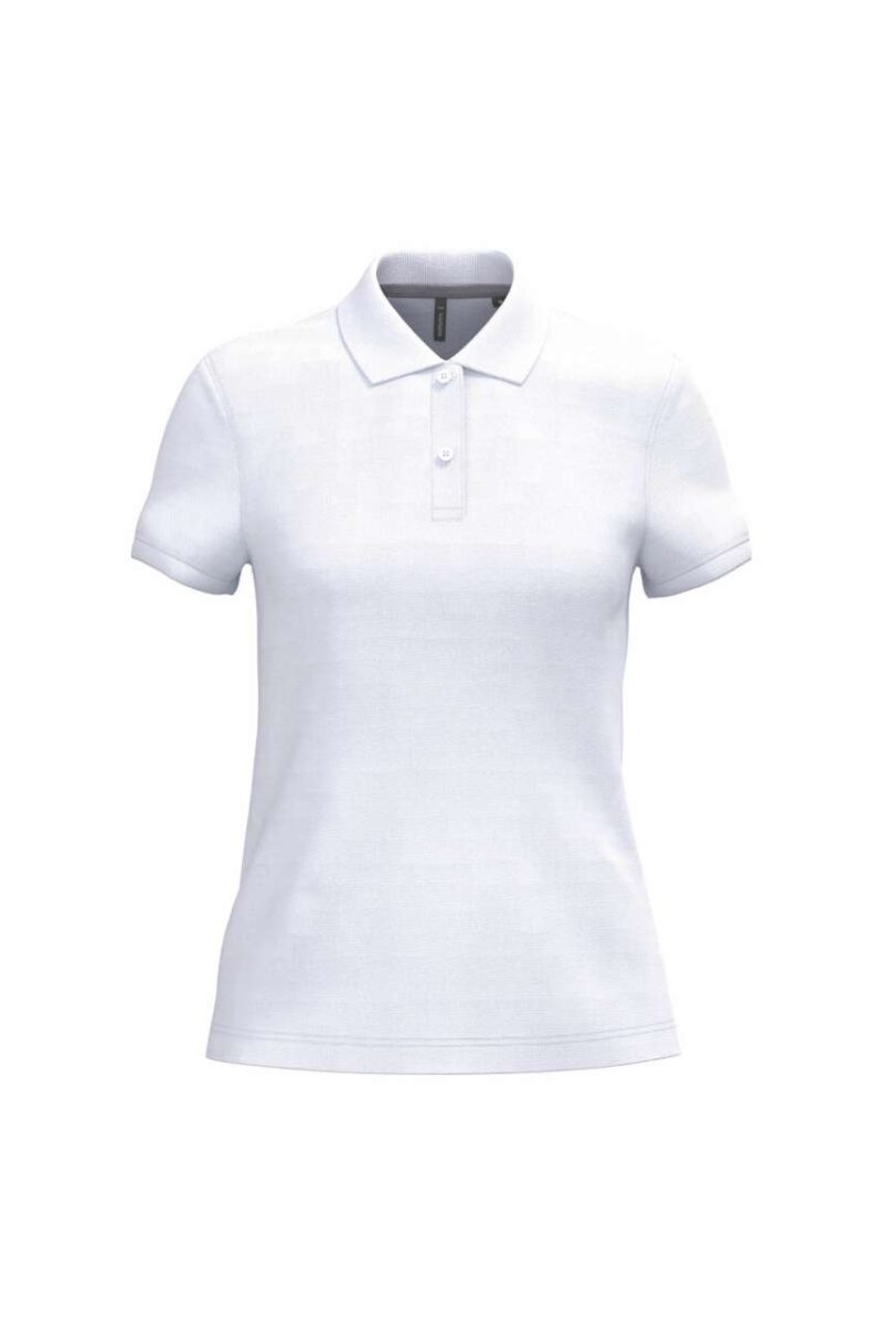 ka242-white-a1 Kariban LADIES' SHORT-SLEEVED POLO SHIRT - Λευκό