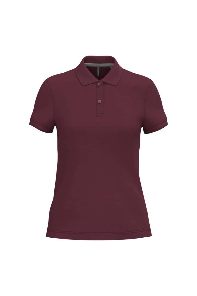 Kariban LADIES' SHORT-SLEEVED POLO SHIRT - Κρασί