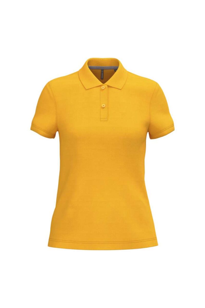 ka242-yellow-a1 Kariban LADIES' SHORT-SLEEVED POLO SHIRT - Κίτρινο