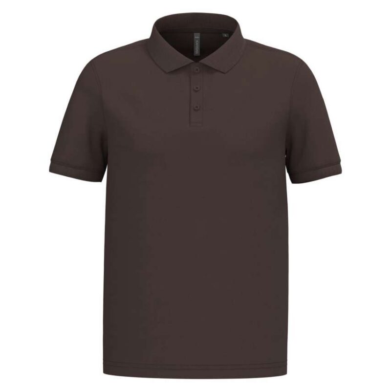 ka254-chocolate-a1 Kariban POLO Πικέ SHORT-SLEEVED SHIRT MEN'S - Σοκολατί