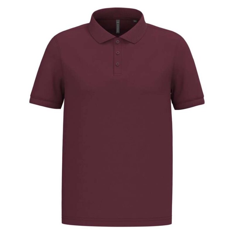 Kariban POLO Πικέ SHORT-SLEEVED SHIRT MEN'S - Κρασί