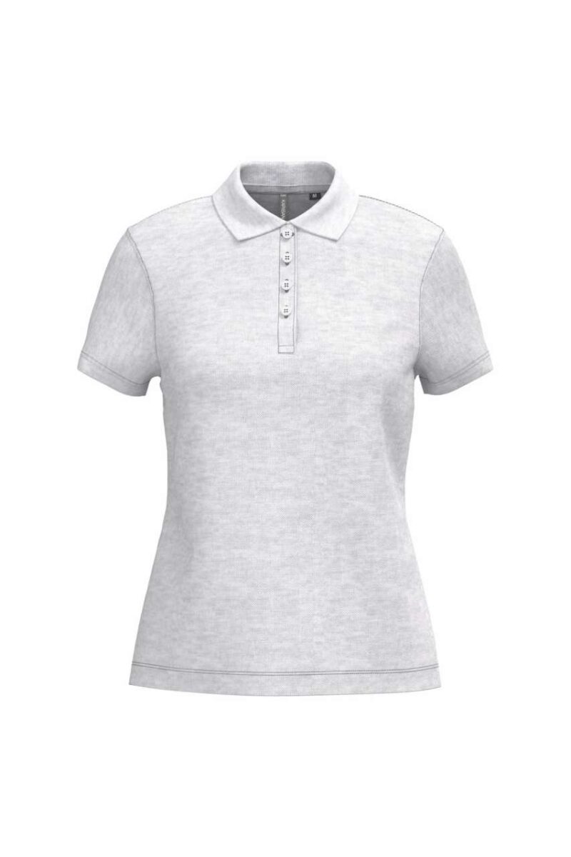 ka255-ash_heather-a1 Kariban LADIES SHORT-SLEEVED Πικέ POLO SHIRT - 98% Βαμβάκι/2% Βισκόζη