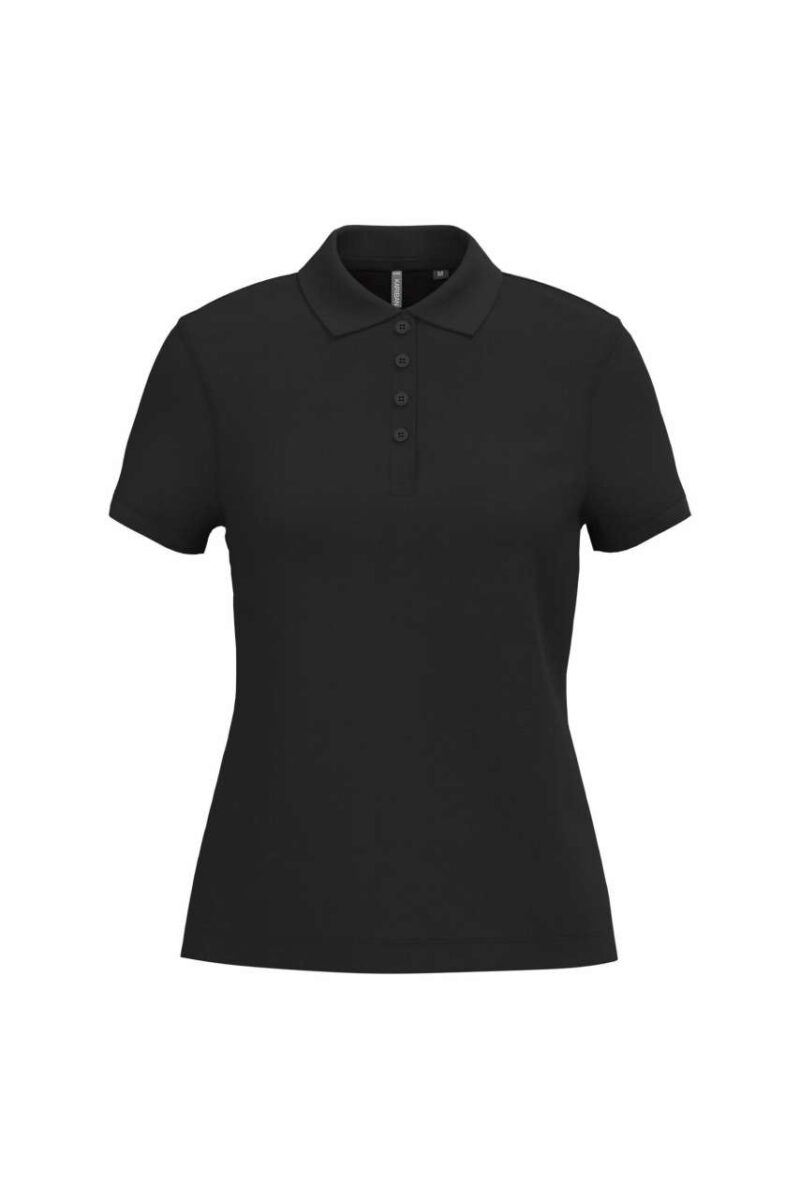 ka255-black-a1 Kariban LADIES SHORT-SLEEVED Πικέ POLO SHIRT - Μαύρο