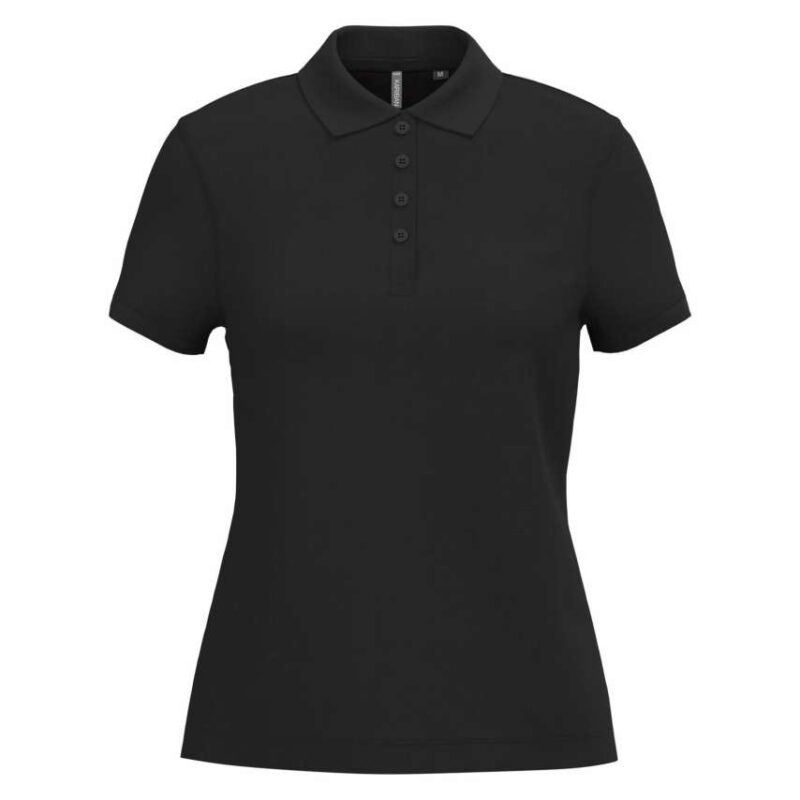 ka255-black-a1 Kariban LADIES SHORT-SLEEVED Πικέ POLO SHIRT - Μαύρο