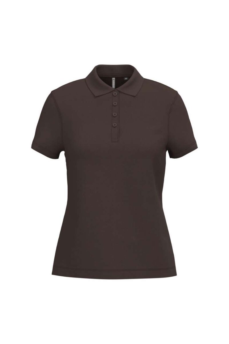 ka255-chocolate-a1 Kariban LADIES SHORT-SLEEVED Πικέ POLO SHIRT - Σοκολατί