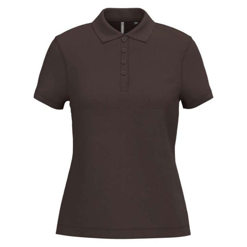 ka255-chocolate-a1 Kariban LADIES SHORT-SLEEVED Πικέ POLO SHIRT - Σοκολατί