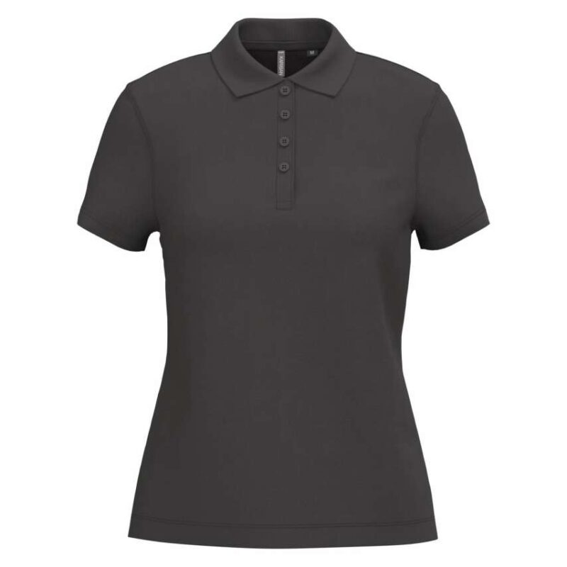 ka255-dark_grey-a1 Kariban LADIES SHORT-SLEEVED Πικέ POLO SHIRT - Σκούρο Γκρι