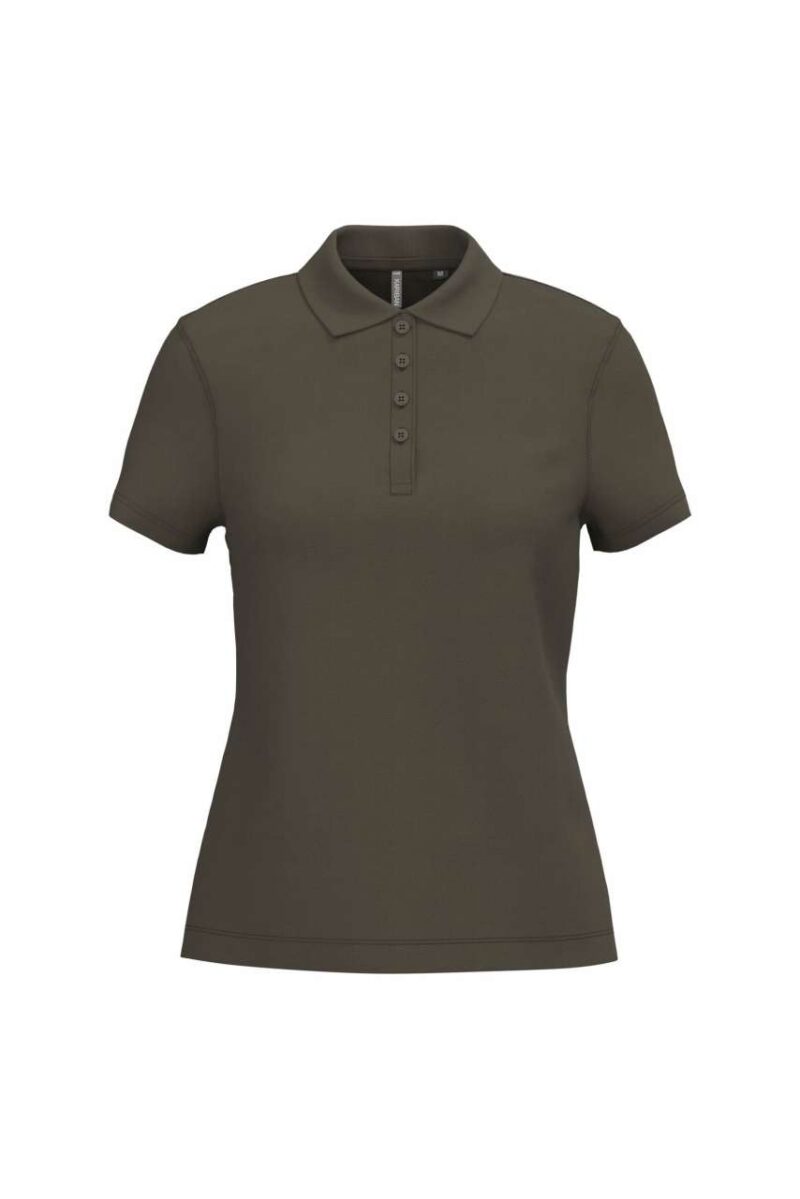 ka255-dark_khaki-a1 Kariban LADIES SHORT-SLEEVED Πικέ POLO SHIRT - Πράσινο του δάσους