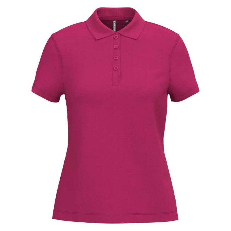 ka255-fuchsia-a1 Kariban LADIES SHORT-SLEEVED Πικέ POLO SHIRT - Φούξια