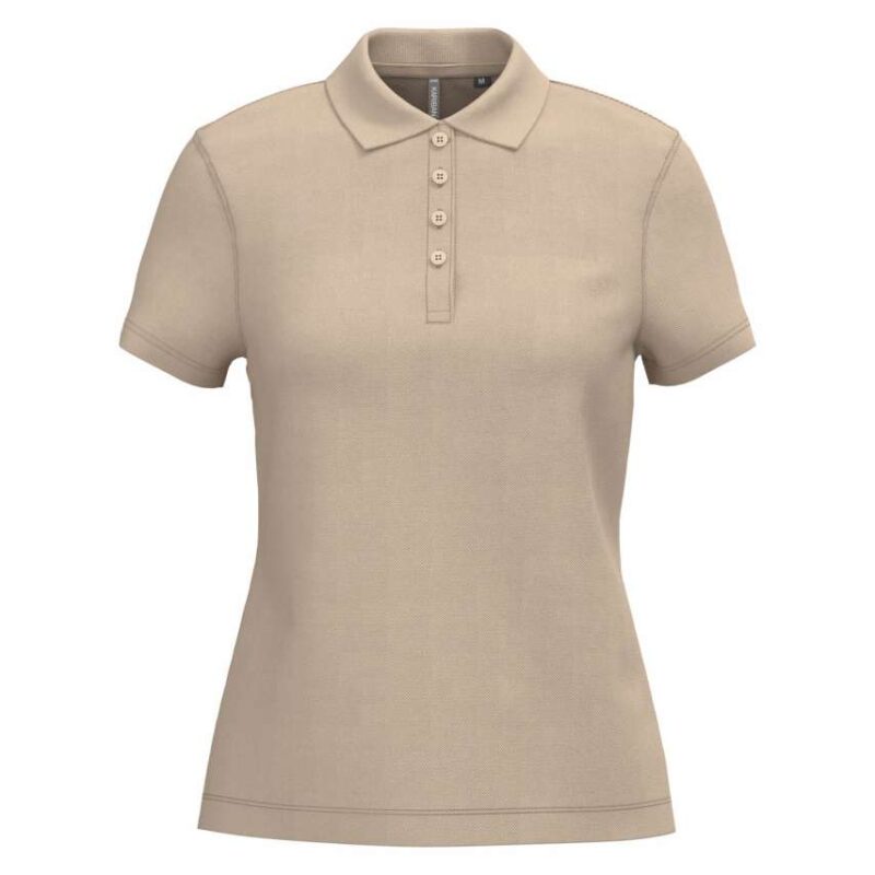 Kariban LADIES SHORT-SLEEVED Πικέ POLO SHIRT - Ανοιχτό άμμου