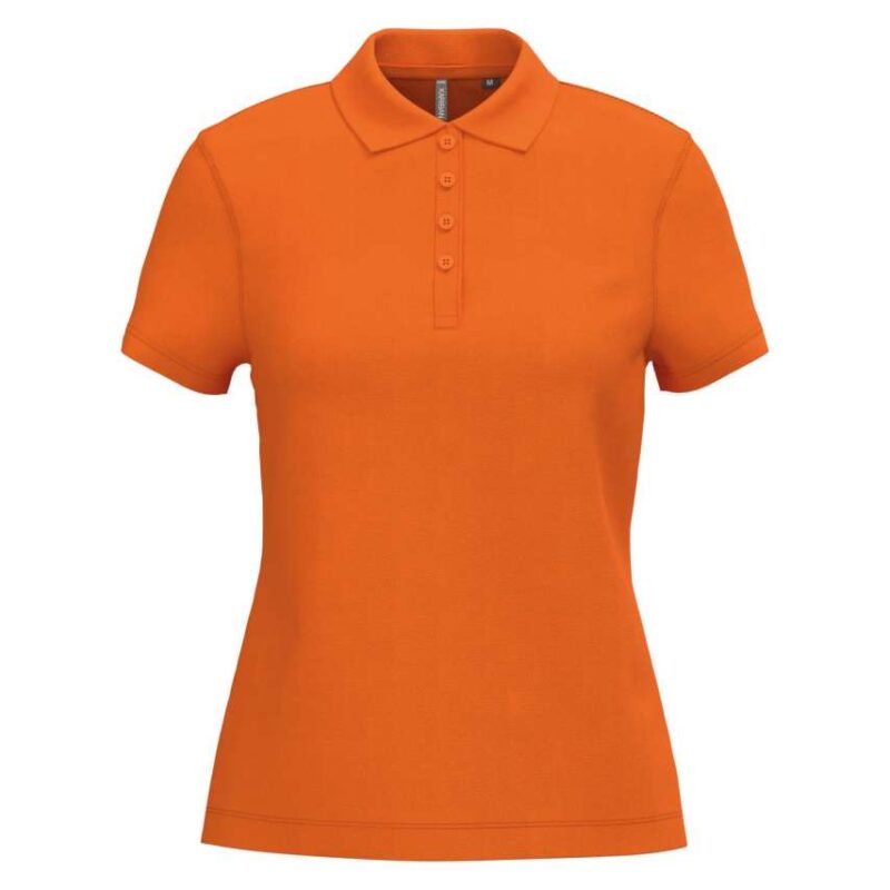 ka255-orange-a1 Kariban LADIES SHORT-SLEEVED Πικέ POLO SHIRT - πορτοκαλί