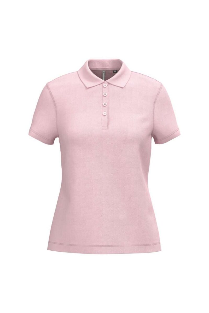 ka255-pale_pink-a1 Kariban LADIES SHORT-SLEEVED Πικέ POLO SHIRT - Ανοιχτό ροζ