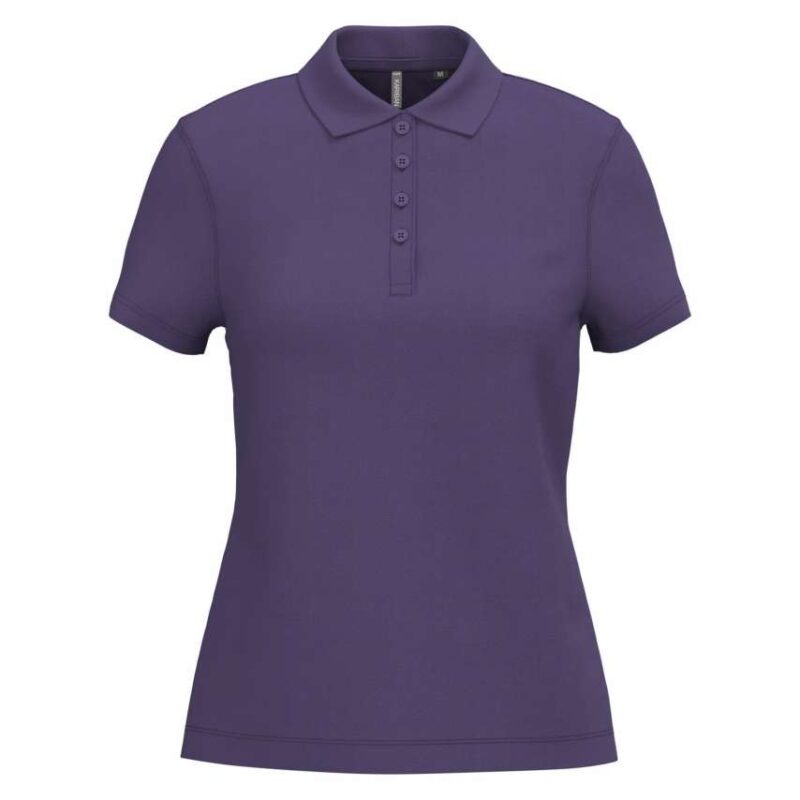 Kariban LADIES SHORT-SLEEVED Πικέ POLO SHIRT - Μωβ