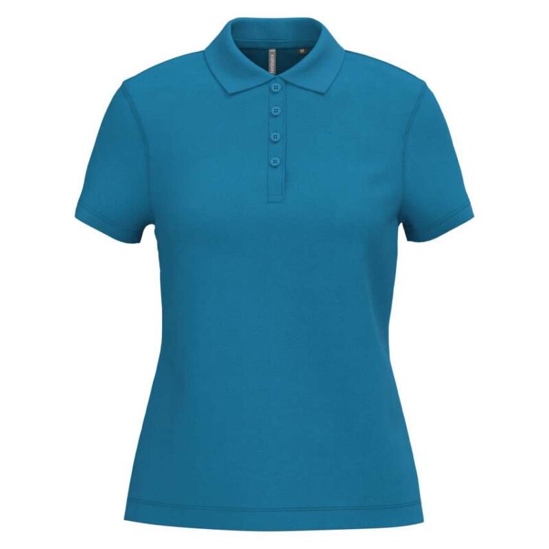 ka255-tropical_blue-a1 Kariban LADIES SHORT-SLEEVED Πικέ POLO SHIRT - Τροπικό Μπλε