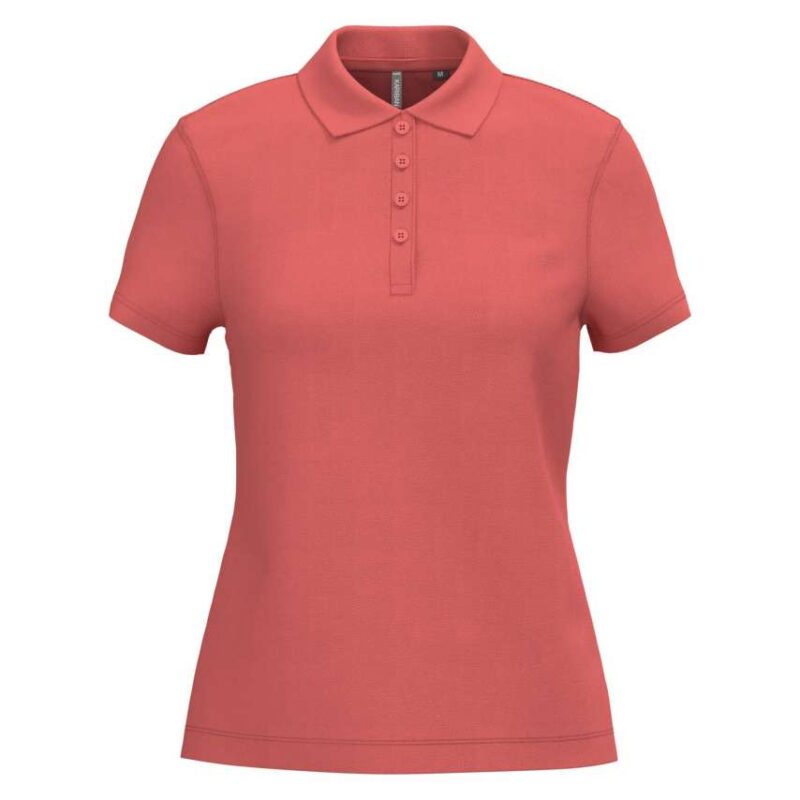 ka255-true_coral-a1 Kariban LADIES SHORT-SLEEVED Πικέ POLO SHIRT - True Coral