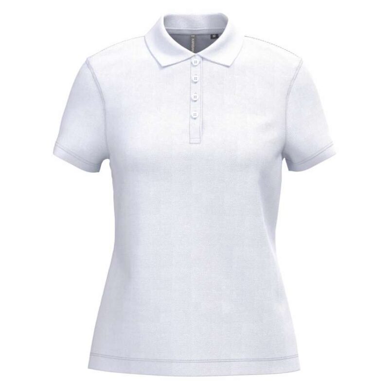 ka255-white-a1 Kariban LADIES SHORT-SLEEVED Πικέ POLO SHIRT - Λευκό