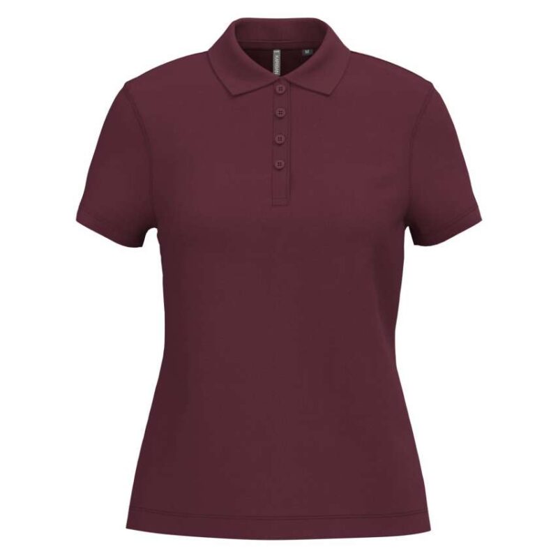 Kariban LADIES SHORT-SLEEVED Πικέ POLO SHIRT - Κρασί