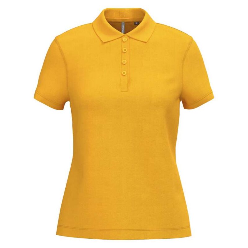 ka255-yellow-a1 Kariban LADIES SHORT-SLEEVED Πικέ POLO SHIRT - Κίτρινο